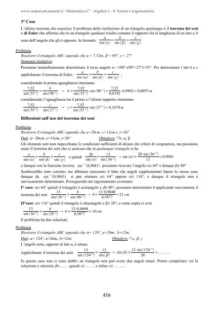 Matematica C3 â Algebra 1 - itis magistri cumacini