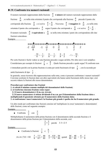 Matematica C3 â Algebra 1 - itis magistri cumacini