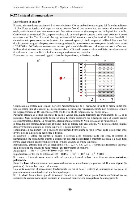 Matematica C3 â Algebra 1 - itis magistri cumacini
