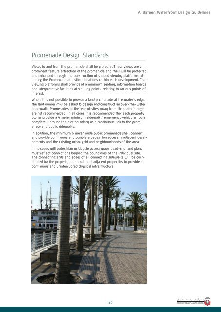 Al Bateen Waterfront Design Guidelines