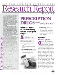 Prescription Drugs Abuse and Addiction - Center for Health Care ...