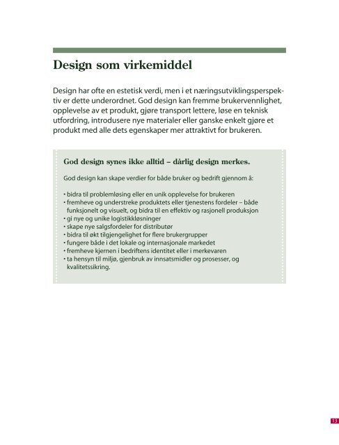 Last ned "Design og verdiskaping" (PDF 750 KB) - Norsk DesignrÃƒÂ¥d