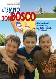 Â«State allegri, divertitevi, ma non fate peccatiÂ» - Colle Don Bosco