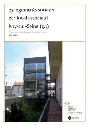 27 logements sociaux et 1 local associatif Ivry-sur-Seine (94)