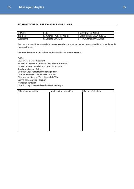 TÃ©lÃ©charger le PCS (document pdf) - Tarascon