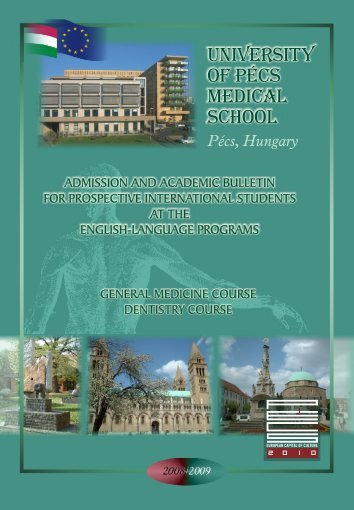 University of pÃ©cs Medical School - International Degree Programs ...