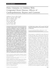 Pulse Oximetry in Children With Congenital Heart Disease ... - Masimo