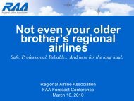 Not even your older brother's regional airlines