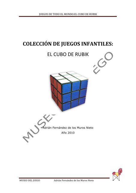 el cubo de rubik copia - Museo del Juego