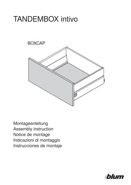 TANDEMBOX intivo - Blum