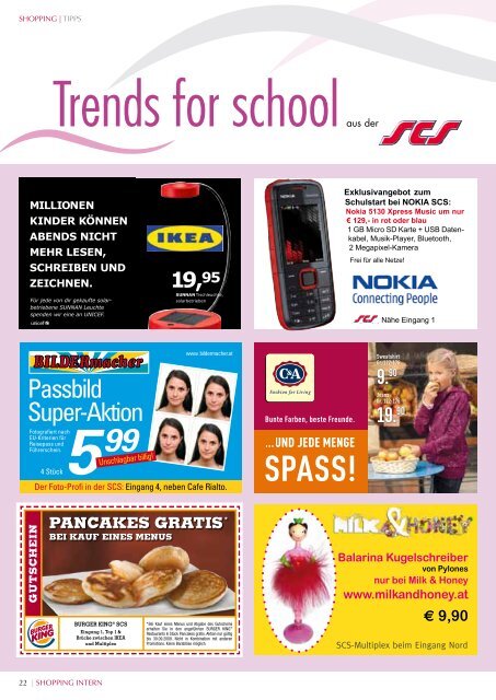 Darf ich bitten? Trends for school Foto-Wettbewerb - Shopping-Intern