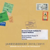 2010/2011 (deutsch) - Bernhard-Nocht-Institut fÃ¼r Tropenmedizin