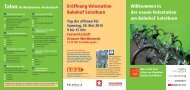 Willkommen in der neuen Velostation am Bahnhof Solothurn ...