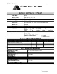 MSDS AD-610 Stonewalk - Mohawk Group