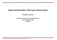 Space Instrumentation: Microwave Spectroscopy - Max-Planck ...