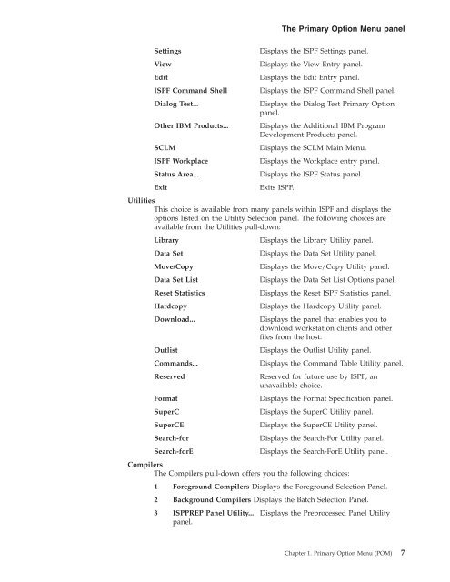 z/OS V1R6.0 ISPF Userâ¢s Guide Vol II - Mathematical Modelling ...