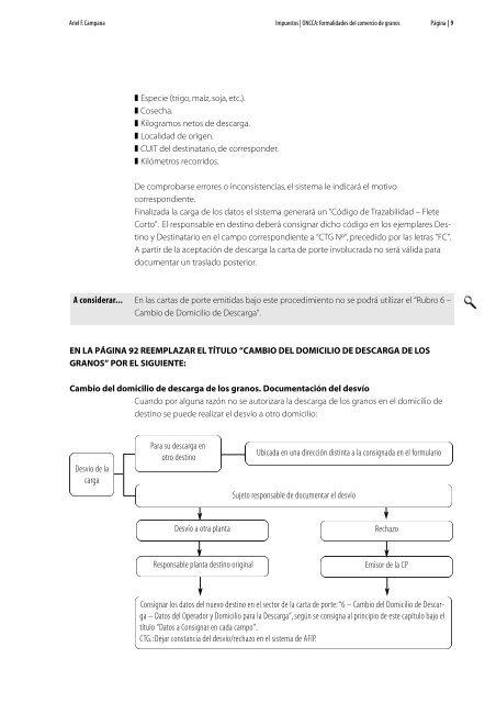 Impuestos | ONCCA: formalidades del comercio de granos - Errepar