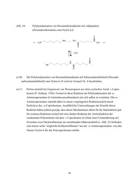 Kunststoffe aus Makromolekülen