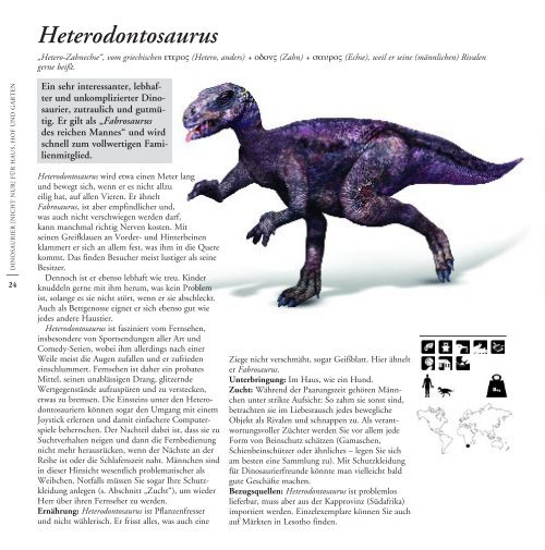 DINOSAURIER ALS HAUSTIERE 2