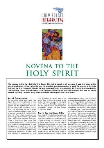 Download as PDF (hi-res) - Holy Spirit Interactive