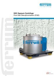 VGC Gypsum Centrifuge Flue Gas Desulphurisation (FGD)