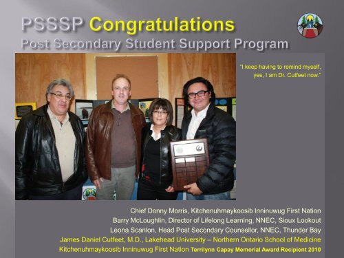 Post Secondary Student Support Program - Chiefs of Ontario