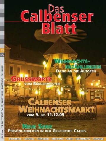 CALBENSER WEIHNACHTSMARKT