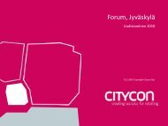 Forum, mediamateriaali - Citycon