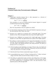 Problems for Chemical Engineering Thermodynamics (Bilingual)