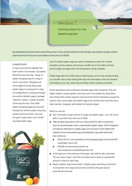 Waste management and reduction guide for retail industry