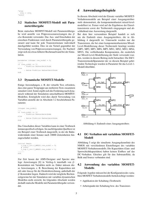 Komponentenbasierte Mixed-Level-Modellierung mit variablen ...