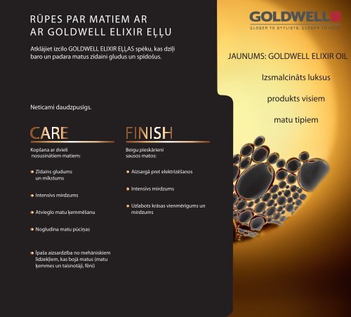 elixir informatīvais buklets - goldwell