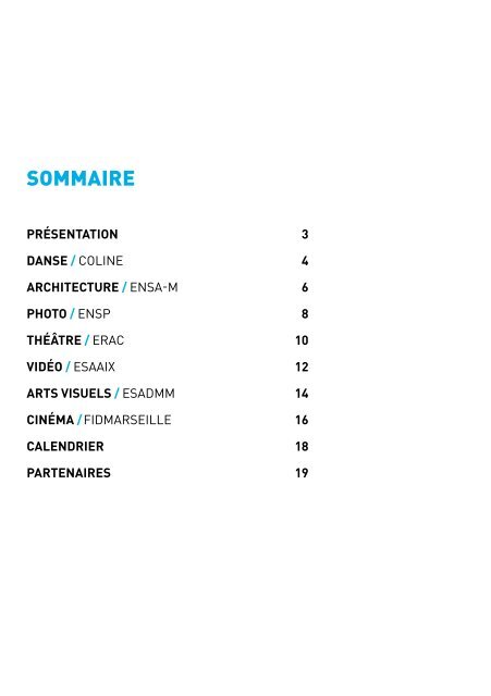 7 projets / 7 Ã©coles d'art du 1er au 13 juillet 2013 - Marseille ...