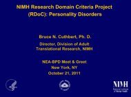 RDoC - Borderline Personality Disorder