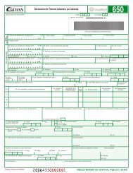 DeclaraciÃ³n de TrÃ¡nsito Aduanero y/o Cabotaje - Legis Comex