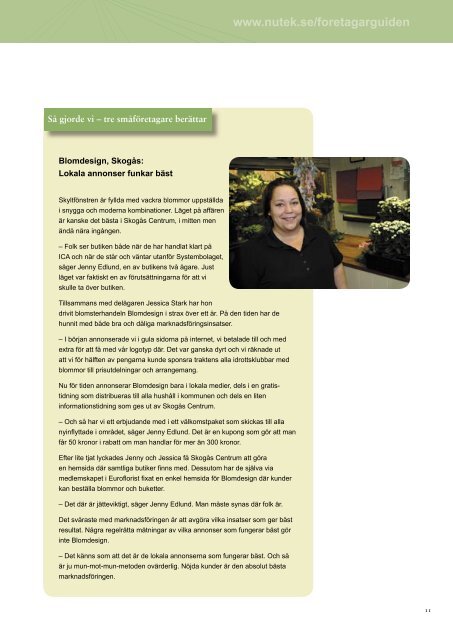 MarknadsfÃ¶ring fÃ¶r nyfÃ¶retagare, pdf, 1 MB - Karlskrona kommun