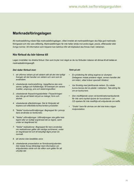 MarknadsfÃ¶ring fÃ¶r nyfÃ¶retagare, pdf, 1 MB - Karlskrona kommun