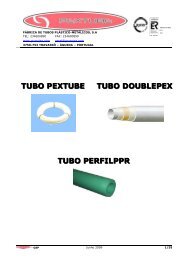 TUBO PEXTUBE TUBO DOUBLEPEX TUBO PERFILPPR