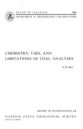 Chemistry, Uses, and Limitations of Coal Analyses - University of ...