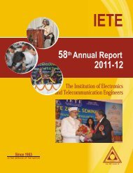 Annual Report 2011-12 - IETE