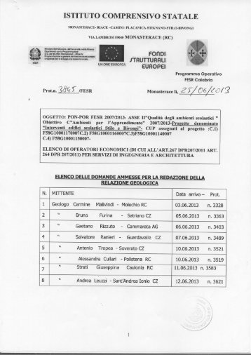 elenco_operatori_economici_ammessi - Regione Calabria