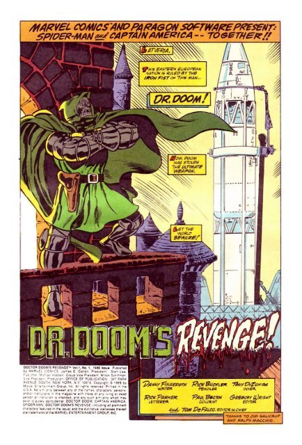 Dr Doom's revenge - Comics