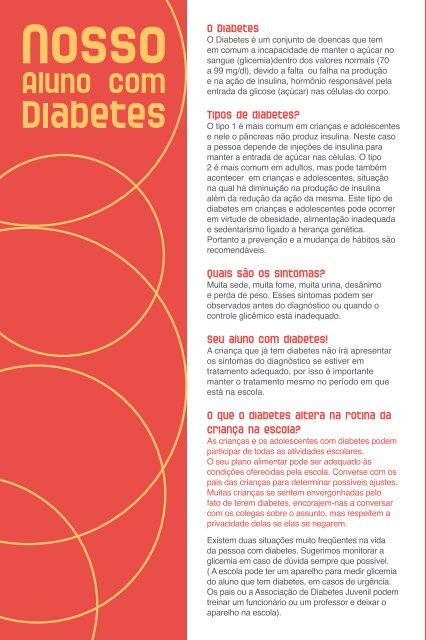 Manual Nosso Aluno com Diabetes - ADJ
