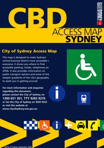 City of Sydney Access Maps