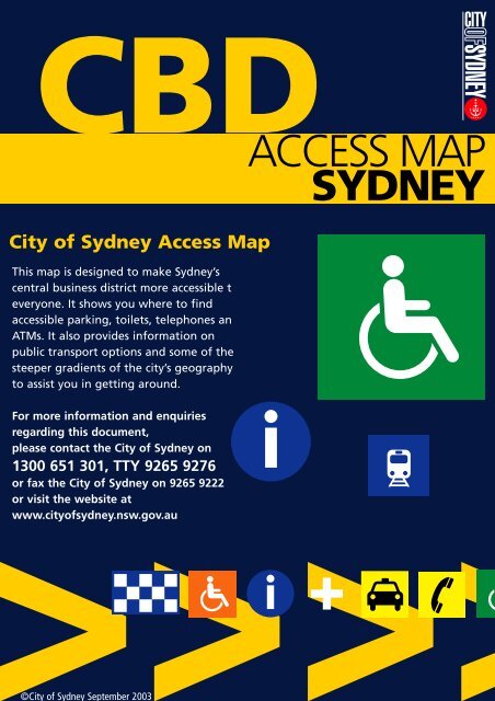 city of sydney parking map City Of Sydney Access Maps city of sydney parking map
