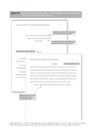 Sample of an Experimental Paper #1 - Trinity Washington University