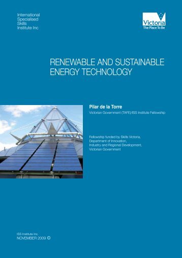 Renewable and Sustainable Energy Technology - International ...