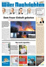 Dem Feuer Einhalt geboten - Ausgaben