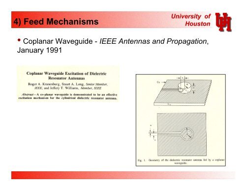 The History of the Development of the Dielectric Resonator Antenna