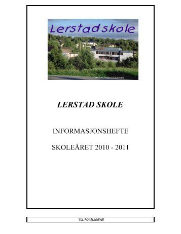 LERSTAD SKOLE - Ålesund kommune